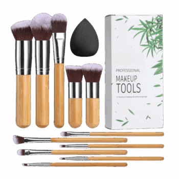 12-Pc Bamboo Brush Set